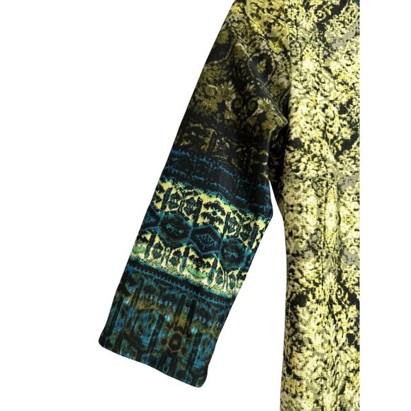 Emma and Michele Womens Multicolor 3/4 Sleeve Dress size Medium - Picture 4 of 11